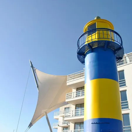 Apartmenthaus Hafenspitze Ap 6 Strandkrabbe, Blickrichtung Innenstadtbinnenhafen - A72372 Eckernförde